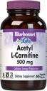 BlueBonnet acétyl L-Carnitine 500 mg Capsules de vitamine, 60 Nombre