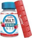 YUM-V'S Multivitamine Zero Gummies par YumVs.com supplément de vitamines sans sucre pour les femmes et les hommes.com Chrome, Thiamine et Magnésium.com