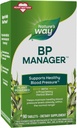 Nature's Way BP Manager, soutient la pression artérielle saine(1) et la santé cardiaque*, avec Stevia, Hawthorn et extraits de feuilles d'olive, 90 comprimés (paquetage May Vary)