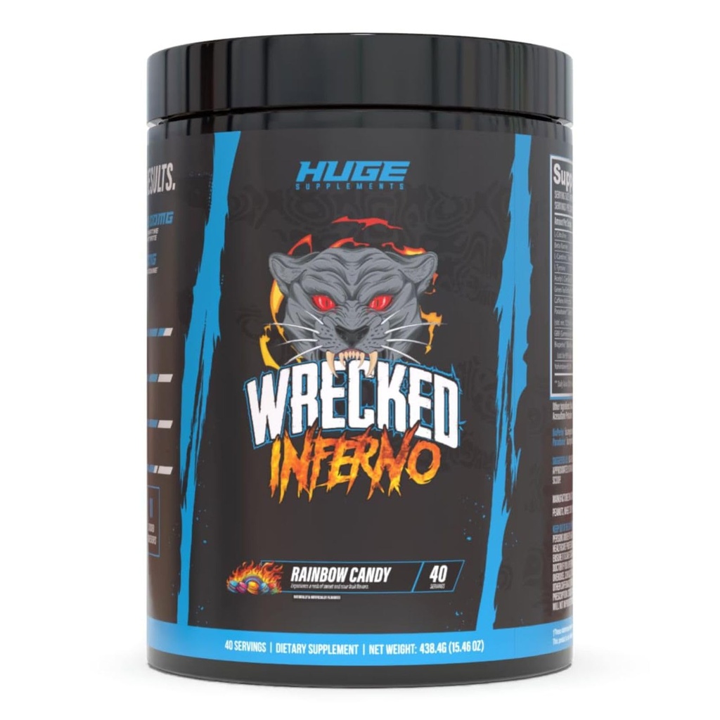 Inferno écru - Préentraînement thermogénique pour les hommes et les femmes, augmenter l'énergie, stimuler la thermogenèse et le métabolisme, améliorer la performance de l'exercice - contient L-Citrulline, L-Carnitine, Beta-Alanine et plus
