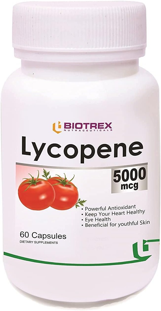 Panihari Biotrex Nutraceuticals Lycopene with Multivitamins -5000 Mcg (60 Capsules)