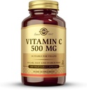 Solgar Vitamine C 500 mg, 100 capsules végétales - Antioxydants et immunosupport - Santé globale - Soutiens peau et articulations saines - Non OGM, végétalien, sans gluten, sans casher - 100 portions