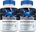 (2 Pack) SciatiSoothe Supplément pilules, Sciati Soothe Toutes les capsules de cerveau naturel et de complément cognitif, 2 mois d'approvisionnement