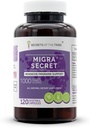 Secrets de la tribu - Migra Secret, Soutien des maux de tête/migraine, Mélange de complément à base de plantes (120 capsules)
