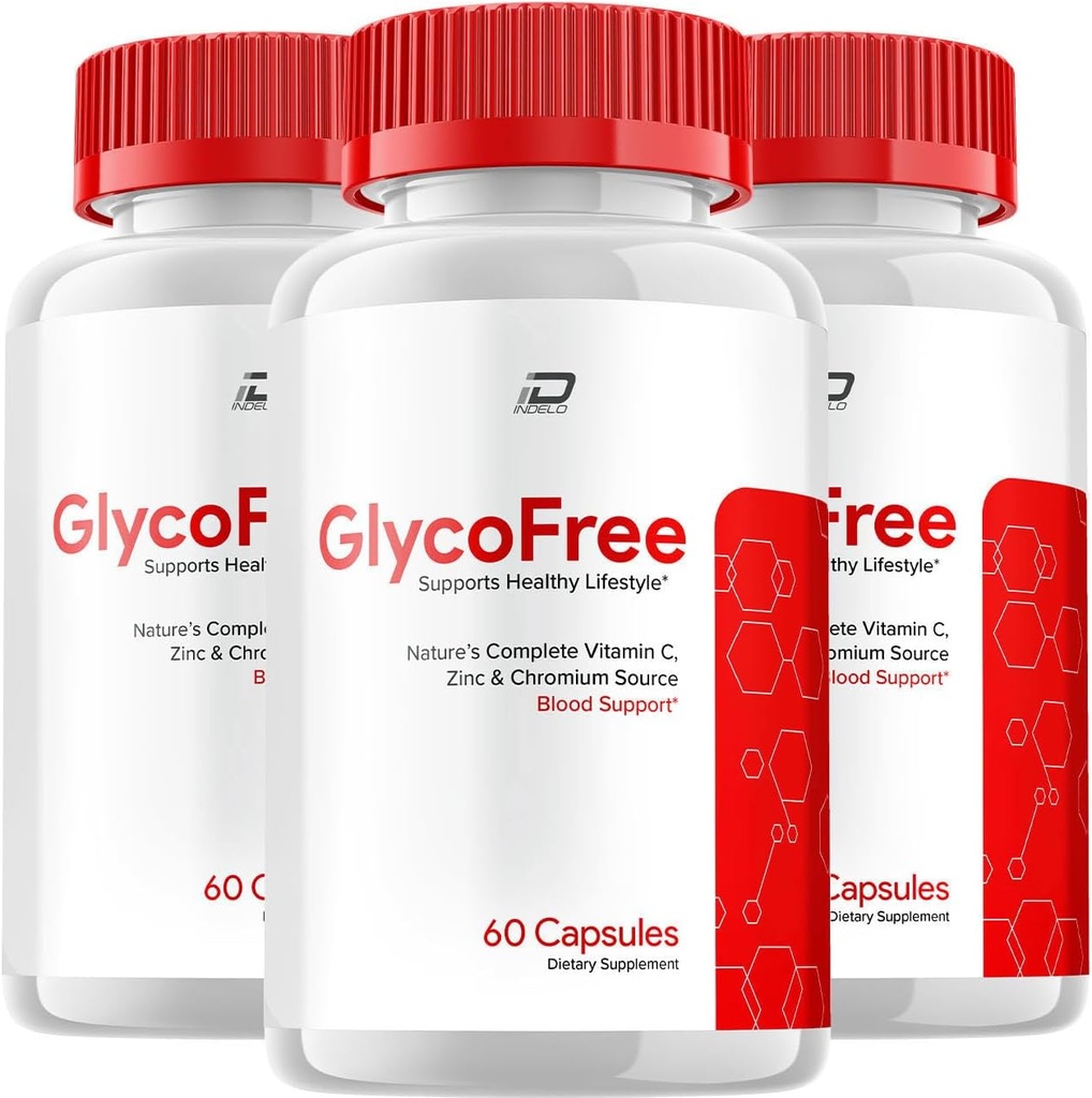 GlycoFree Capsules, GlycoFree Advanced Supplement, All Natural Formula to Maintain Healthy Levels, Maximum Strength Daily Formula, Glyco Free Capsules Reviews (3 Pack - 180 Capsules)
