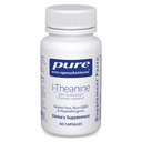 Encapsulations pures L-Theanine - Supplément acide amino pour soutenir la relaxation, le stress et le système nerveux - 60 capsules