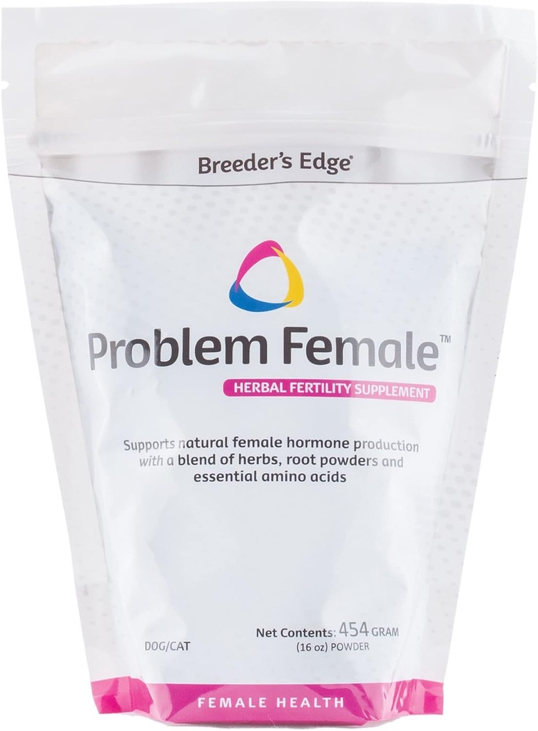 Problème de l'arête de sélection Femelle, supplément de soutien hormonal pour chiens et chats femelles, soutient l'équilibre reproducteur et l'entretien de la grossesse, 454 gm