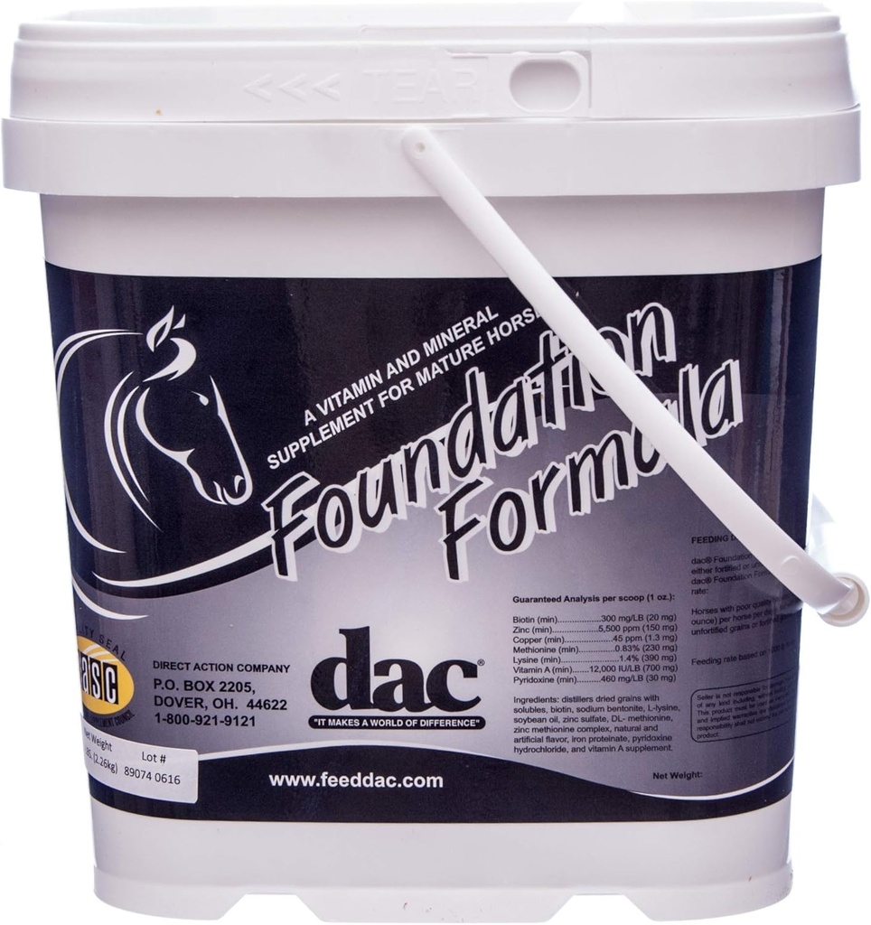 DAC Fondation Formule 5 lb Hoof et complément capillaire