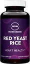 MRM Nutrition Red Yeast Riz , Monocoline K + Citrine Sans gluten + Vegan , 30 portions