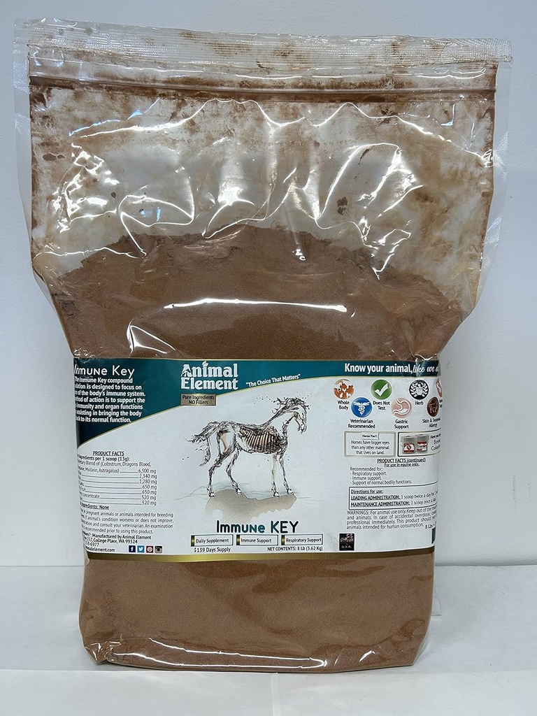 Clé immunitaire - 8 lb. - Tout naturel, biologique, sans OGM.