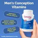 CONCEIVE PLUS Hommes Fécondité, Vitamines de fertilité 60 Compte et fertilité Lubrifiant 2.5 Once