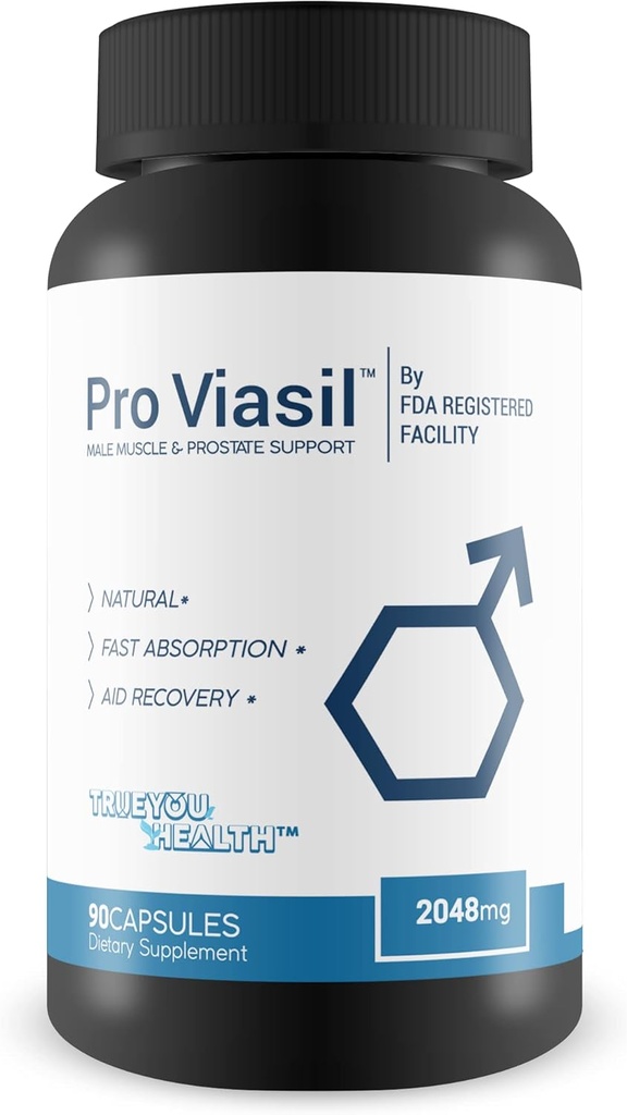 Pro Viasil Prostate Support - Promouvoir la santé de la prostate avec la formule naturelle antioxydante et curcuma - Pro Viasil Pills pour les hommes avec le zinc - Promouvoir la fonction de la prostate saine avec la vitamine D et le thé vert