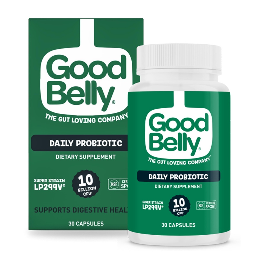 GoodBelly Probiotic Capsules pour la santé digestive