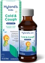 Hyland's Kids Cold and Cough, Nighttime Cough Syrup Medicine for Kids Ages 2 and up, Decongestant, Sore Throat relief and Sleeplessness, Relief of Common Cold Symptoms, 4 Fl Oz