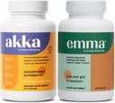 Emma Akka Liver Cleanse Detox & Repair Gut Health – Complete Wellness Bundle with Magnesium, Berberine, Vitamin D & More to Support Gut, Liver, Metabolism, Immunity & Colon Cleanse