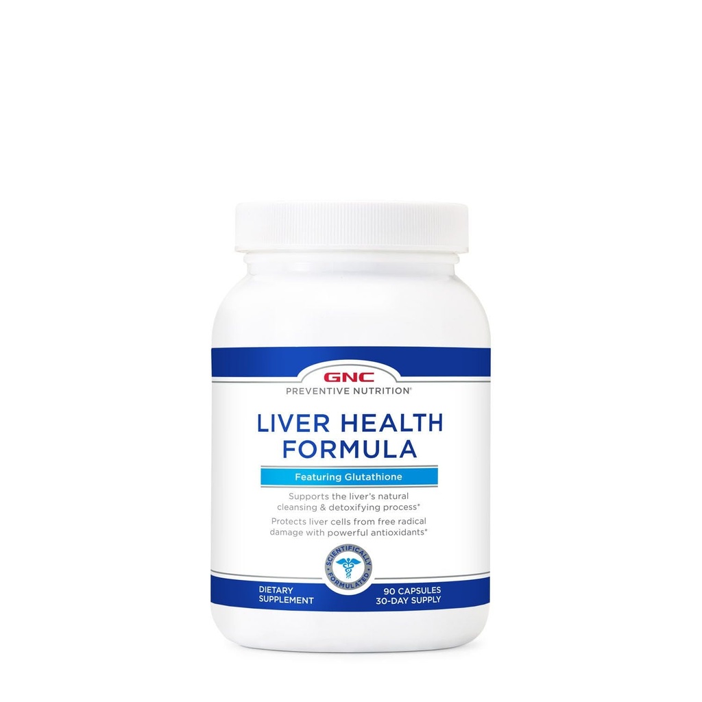 GNC Nutrition préventive Foie Formule santé, Caractéristiques Glutathione, 90 Capsules