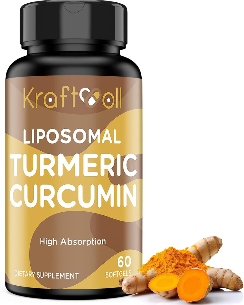 Supplément curcumin curcumin liposomale 60 Softgels