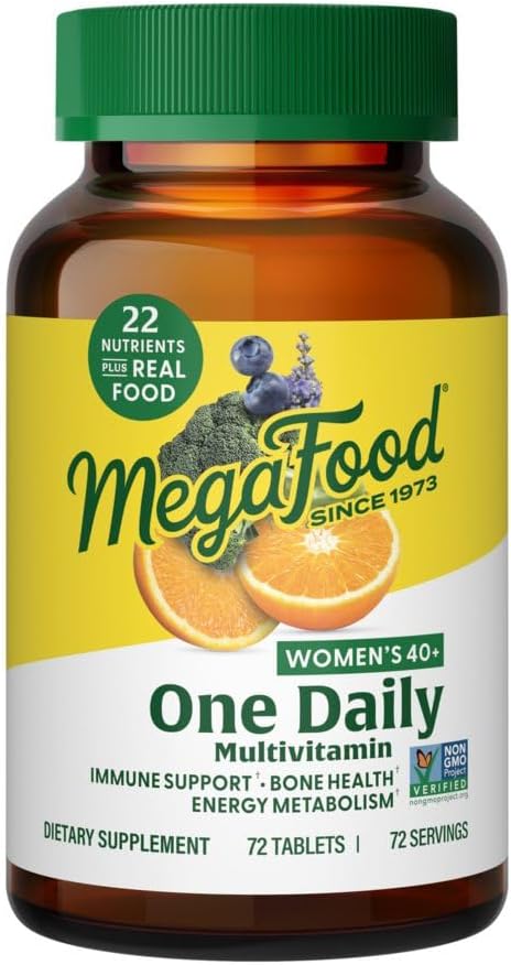 MEGAFOOD 40+ Comprimés multivitamines quotidiens, 72 CT