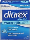 Diurex Aquagels - Caffeine Free Diuretic - Immediate Release - Relieve Water Bloat - 20 Count