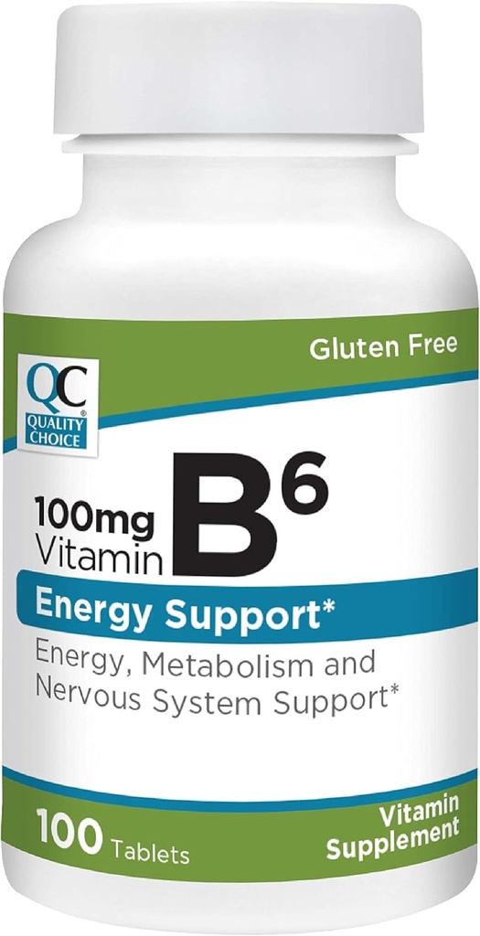 Choix de qualité Vitamine B6 100mg, 100 comprimés