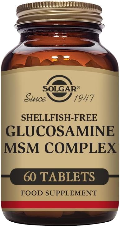 Glucosamine de Solgar Comprimés complexes MSM, 60 Nombre