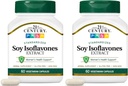 21st Century Soy Isoflavones Veg Capsules, 60Count (paquet de 2)