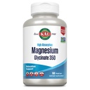 Glycinate de magnésium KAL, Bisglycinate de magnésium entièrement chélaté, supplément de magnésium à absorption élevée, os sains, muscles, relaxation et soutien au stress, non-OGM 160 compte