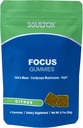 Soultox Focus Gommies de la Mane de Lion - Citrus Flavor - Formulation végétalienne avec la Mane de Lions et Cordyceps organiques - Améliorer la mémoire, le focus et l'énergie - Citrus Flavor - Single Pack