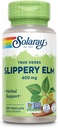 SOLARAY Slippery Elm Capsules d'écorce (Ulmus Rubra) 400 mg - Apaisant le soutien à base de plantes avec mucilage - Vegan, Lab Vérifié, Garantie de remboursement de 60 jours - 100 portions, 100 VegCaps