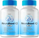 (2 packs) Capsules NeuroBoost IQ : améliorez votre mémoire et votre santé cérébrale grâce à notre supplément Neuro Tech IQ
