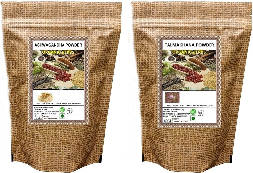 ATS ASHWAGANDHA,TALMAKHANA Powder (50 GM Each)