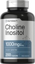 Horbaach Choline Inositol 1000mg Supplément de 200 gélules