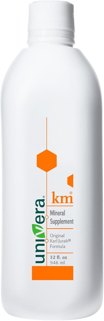 Univera km, Potassium liquide Supports, 32 fl oz (1PK), pH du corps Balance sanguine, fomule Karl Jurak originale, goût terrestre (30 jours d'approvisionnement)