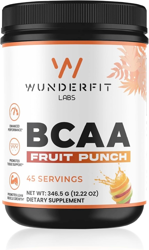 BCAA (Fruit Punch), poudre, 45 portions