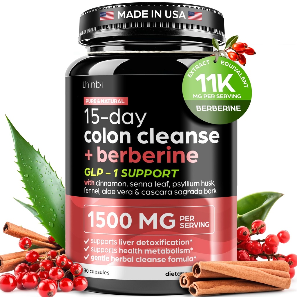 Nettoyer le colon kétogénique avancé avec la berbère 1500mg – Détox parasite 15 jours pour les hommes et les femmes – Formule de force supplémentaire avec feuille de Senna pour le soulagement rapide de la constipation, la santé de Gut et la réduction du bloom
