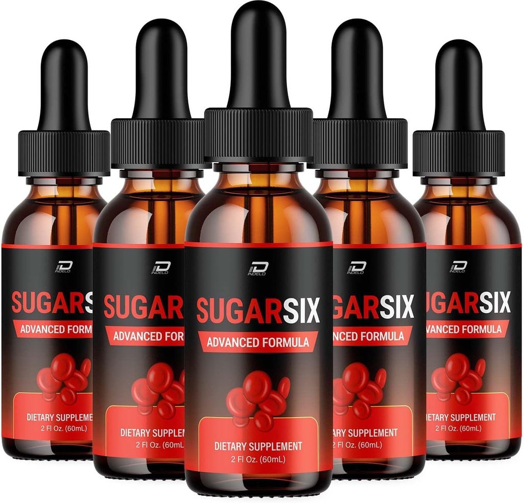 Sucre Six gouttes Formule saine - Des gouttes de supplément alimentaire - Extra force SucreSix gouttes liquides, Sucre Six gouttes Avis (5 Pack – 5 mois d'approvisionnement)