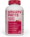 SmartyPants Multivitamine Gummy pour les femmes 50 ans et plus: Oméga 3 Huile de poisson (EPA/DHA), Méthylfolate, CoQ10, Vitamine D3, C, Vitamine B12, B6, A, K & Zinc, Biotine, Sans gluten, 120 Compte (30 jours)