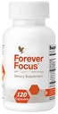 Forever Living - Forever Focus - Clarté cérébrale et focus avec Cognizin, Bacopa et Vitamines - pour les étudiants, les professionnels et les aînés - 120 capsules