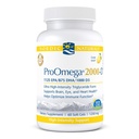 Nordic Naturals ProOmega 2000-D - Huile de poisson, 1125 mg EPA, 875 mg DHA, 1000 UI Vitamine D3, Santé cardiovasculaire, neurologique, oculaire et immunitaire, Saveur de citron, 60 gels doux