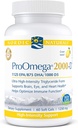 Nordic Naturals ProOmega 2000-D - Huile de poisson, 1125 mg EPA, 875 mg DHA, 1000 UI Vitamine D3, Santé cardiovasculaire, neurologique, oculaire et immunitaire, Saveur de citron, 60 gels doux