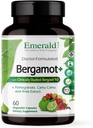 EMERALD LABS Bergamot+ - Soutient le métabolisme et la santé cardiaque avec Bergamot, grenade, Amla & Camu Camu - Sans gluten et végétalien - 60 capsules végétales (30 portions)