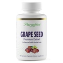 Extrait de graines de raisin d'herbes paradisiaques, spectre entier actif, antioxydant, végétalien, non OGM, sans gluten, 90 capsules végétariennes
