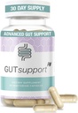 IBDassistTM Gut Support PM - Supplément Gut de nuit santé et digestion - Bloating Relief & Reposful Sleep* - Contient des herbes calmantes comme la mélatonine, la camomille, le citron baume, le ginger et plus - 30 capsules