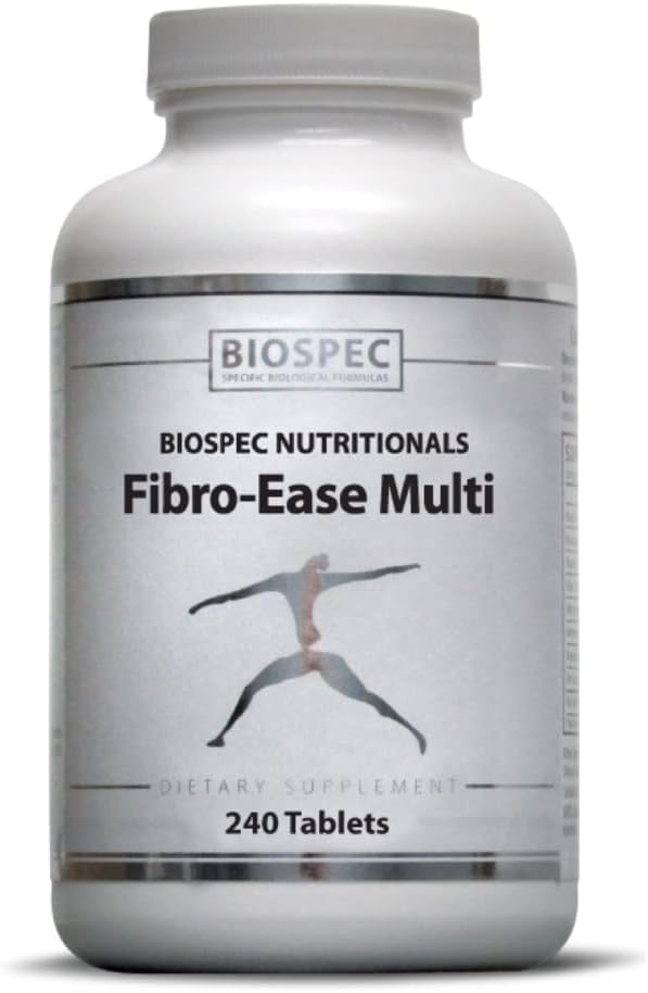 BIOSPEC NUTRITIONALS Fibro-Ease Multi - Contains Essential Vitamins & Minerals - Support Energy Production & General Health (240 Capsules)