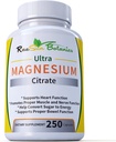 Ultra Magnésium Citrate 250ct Formule de dose réglable Facile à avaler!