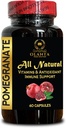 Pomegranate Extract | Antioxidant Supplement | Support Heart Health | Joint Support and Pre Workout for Men and Women | Support Immune Health - 1 Bottle 60 Capsules