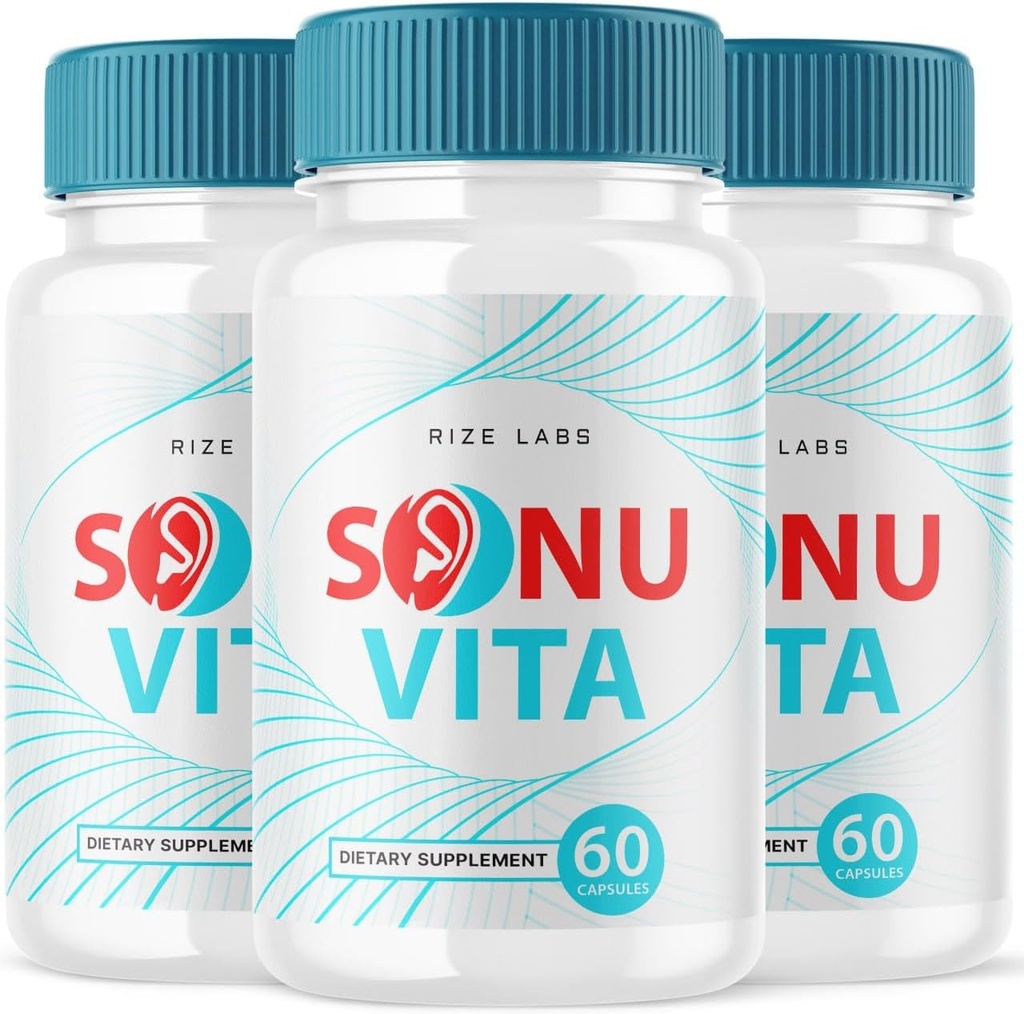 complément alimentaire Sonu Vita, formule de soutien auditif, capsules de force maximale, soutient une vie saine - boîte de 3(180 capsules)