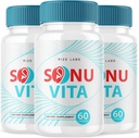 complément alimentaire Sonu Vita, formule de soutien auditif, capsules de force maximale, soutient une vie saine - boîte de 3(180 capsules)