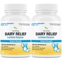 Puregen Labs Dairy Relief Natural Fast Acting Lactase Enzyme 3000 FCC, Pilules d'intolérance à la lactose