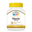 Niacine du 21ème siècle 250 mg Comprimés, 110-Conte (paquet de 2)